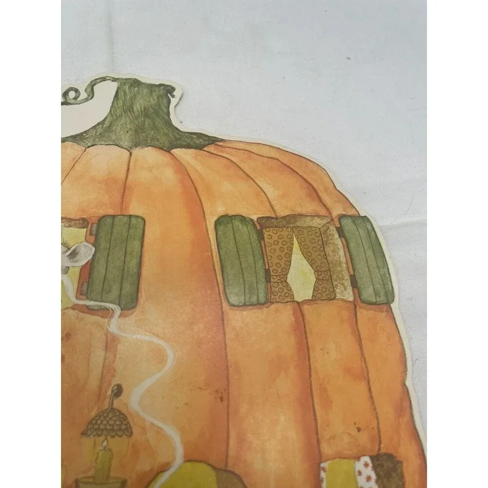 Norcross Die Cut Mouses in the Pumpkin House Fall Cardboard Wall Decoration 12